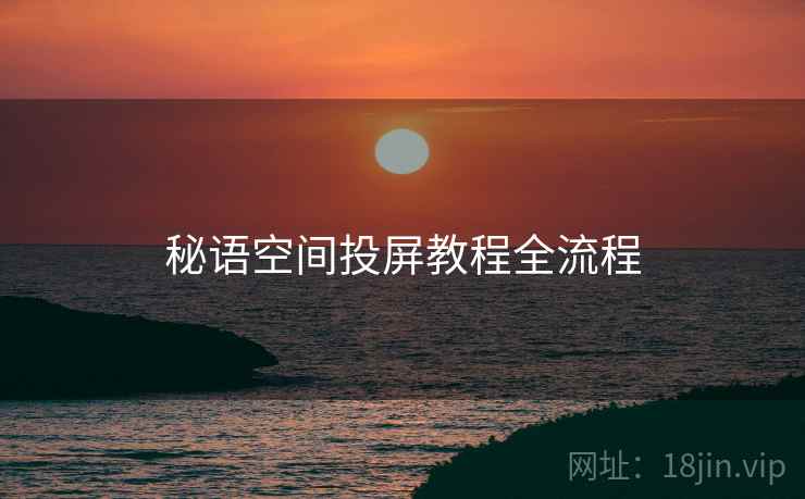 秘语空间投屏教程全流程  第2张