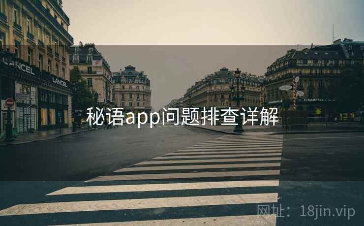 秘语app问题排查详解  第1张