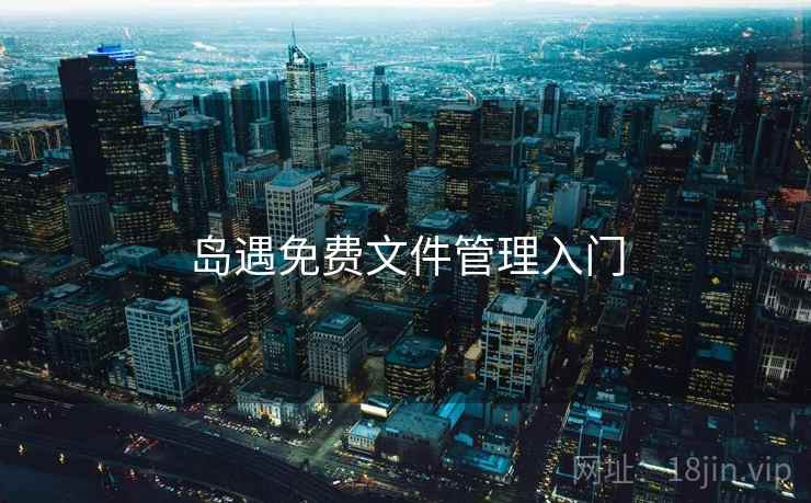 岛遇免费文件管理入门  第2张