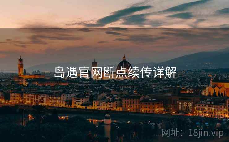 岛遇官网断点续传详解  第1张