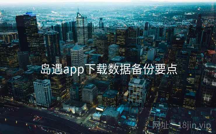 岛遇app下载数据备份要点  第1张