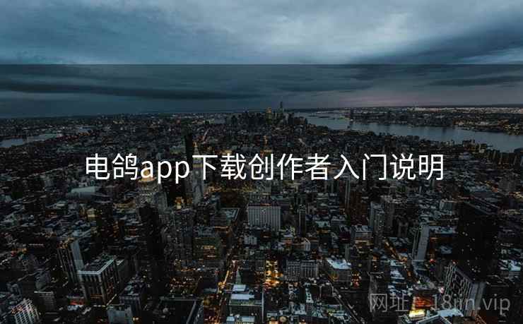 电鸽app下载创作者入门说明  第2张