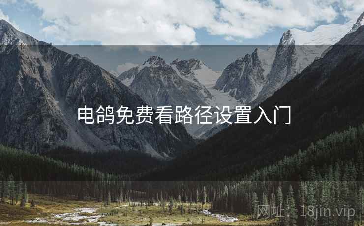 电鸽免费看路径设置入门  第2张
